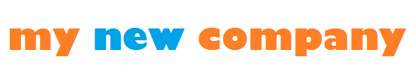 приклад логотипу з одним словом іншого кольору