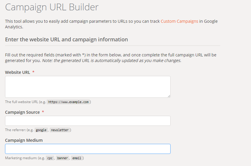 Конструктор URL-адрес кампанії – позначення посилань для соціальних мереж